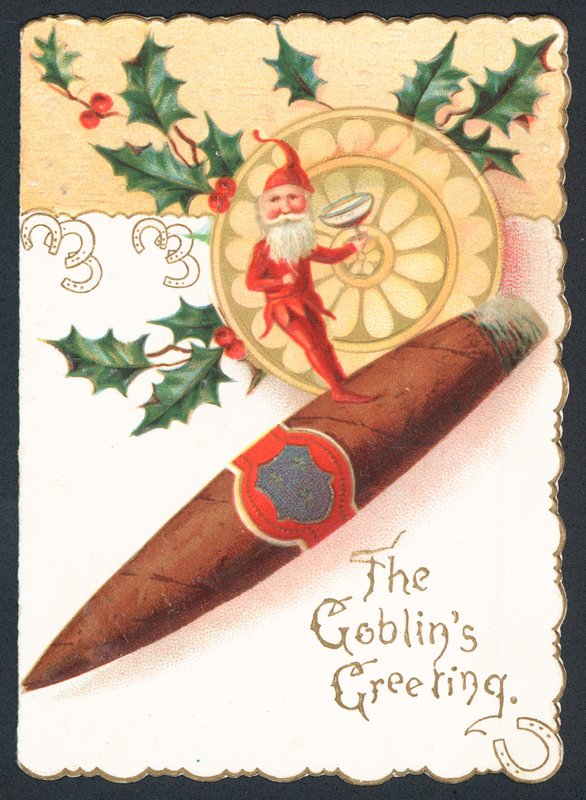 Christmas card - The Goblins Greeting by English School