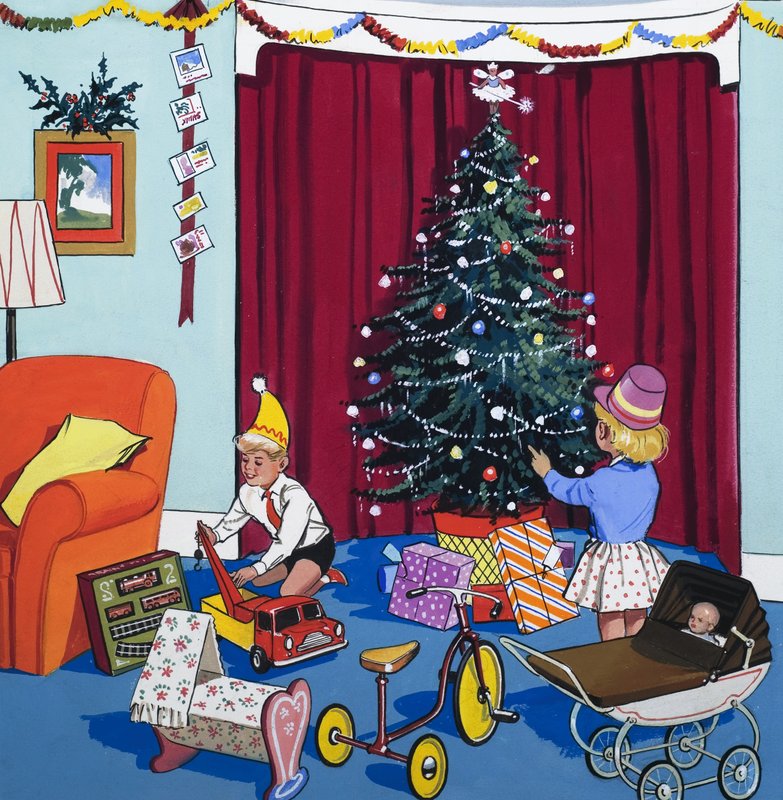 Christmas Toys by English School