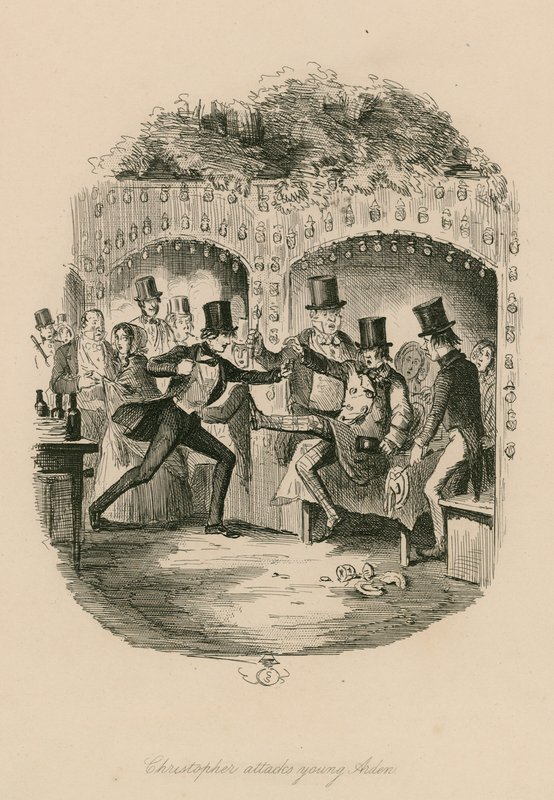 Christopher attacks young Aiden; Vauxhall Gardens, London by English School
