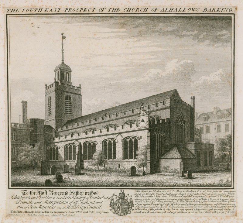 Church of All Hallows Barking by English School