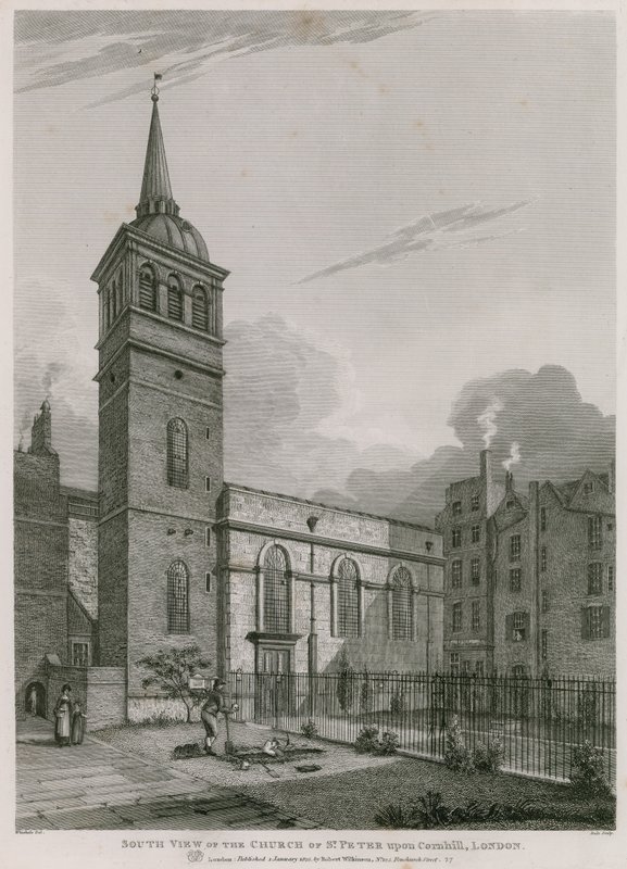 Church of St Peter upon Cornhill, London by English School