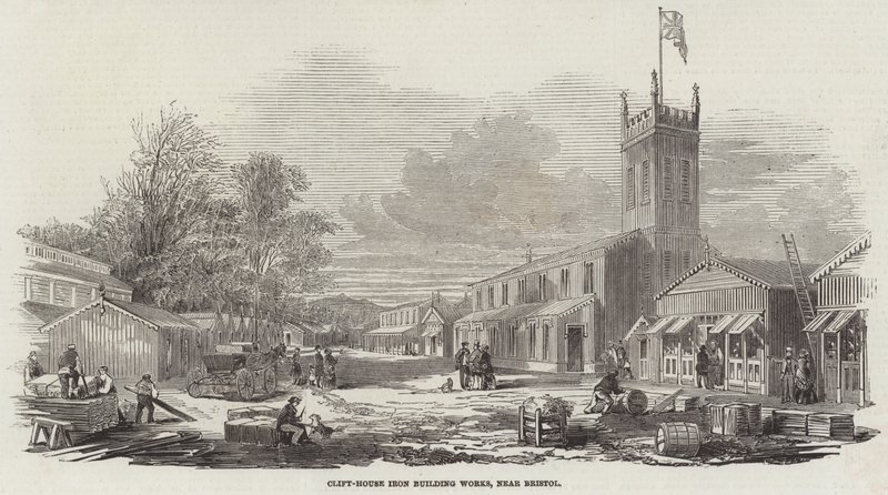 Clift-House Iron Building Works, near Bristol by English School