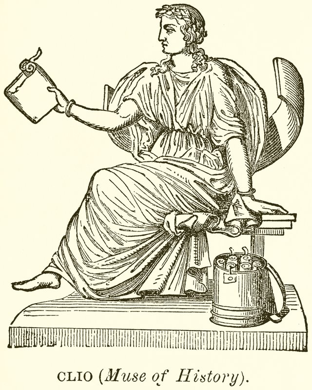 Clio (Muse of History) by English School