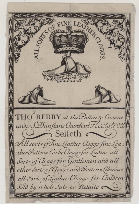 Clog Makers, Thomas Berry by English School