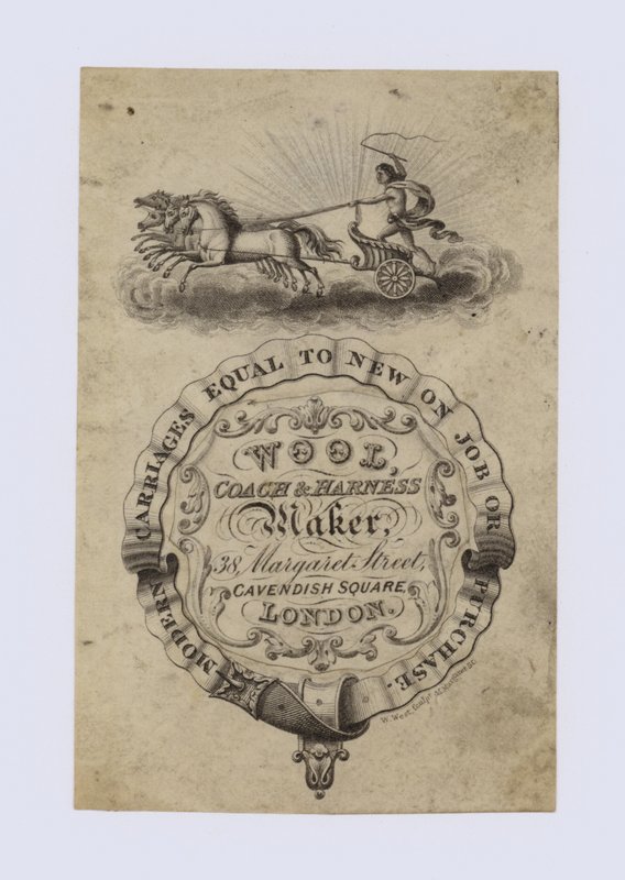 Coach and Harness Maker, Wool by English School