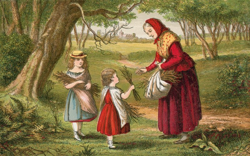 Collecting Fire Wood by English School