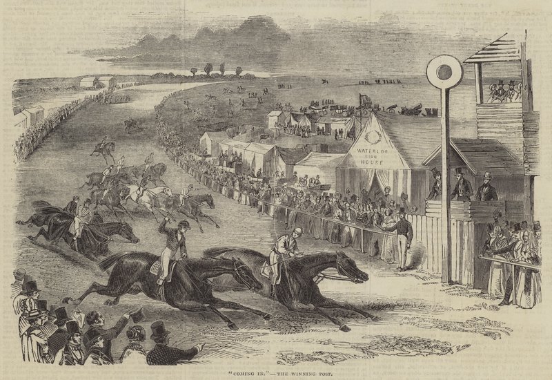 "Coming In," the Winning Post by English School