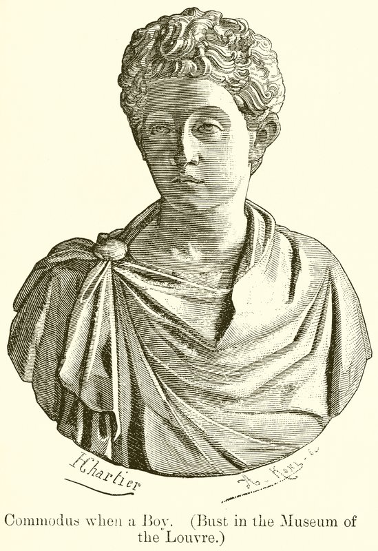 Commodus when a Boy by English School
