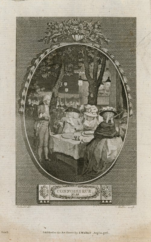 Connoisseur of Food and Drink by English School
