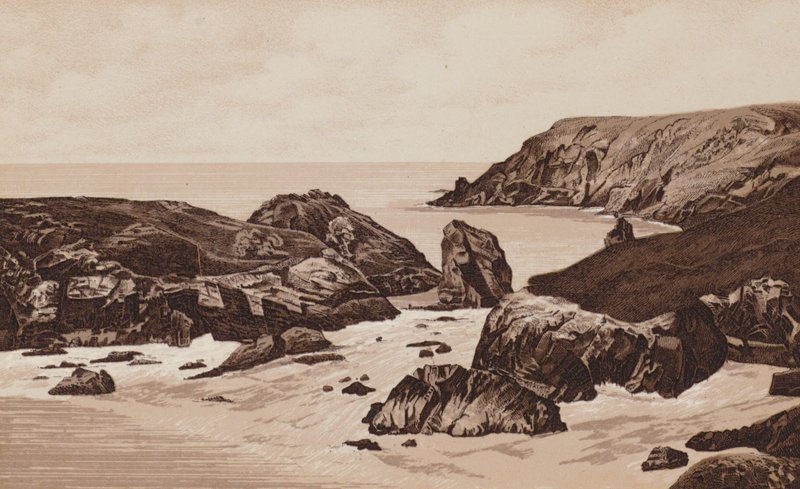 Cornwall: Kynance Cove, Penzance by English School