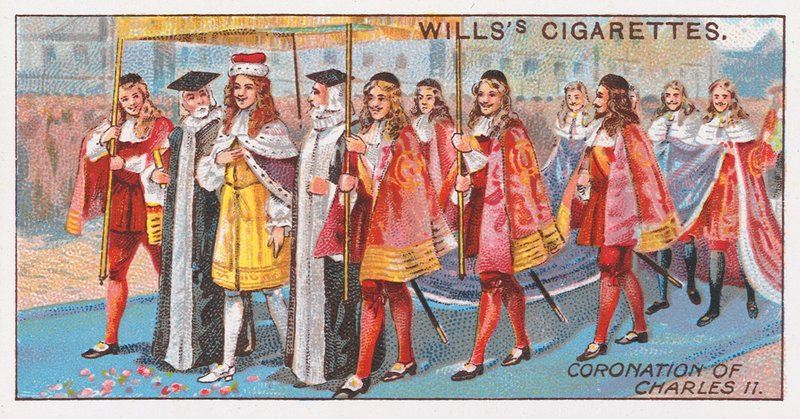 Coronation of Charles II by English School