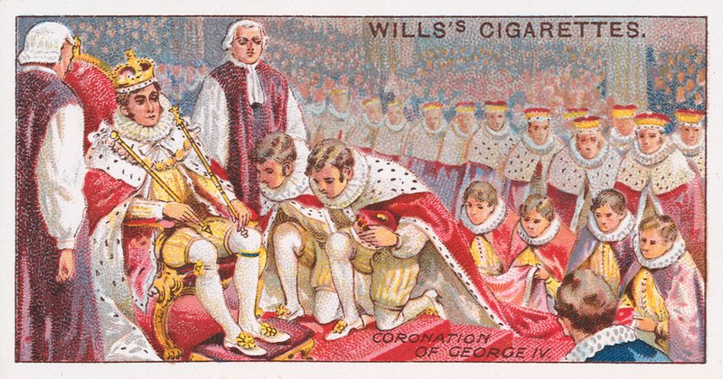 Coronation of George IV by English School