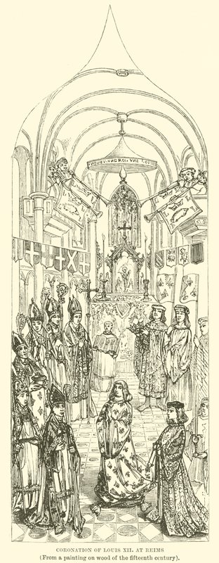 Coronation of Louis XII at Reims by English School