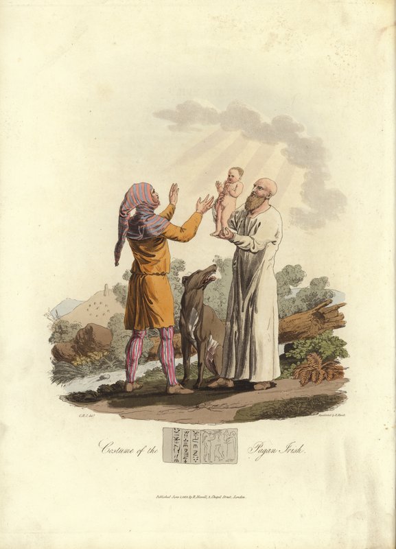 Costume of the Pagan Irish by English School