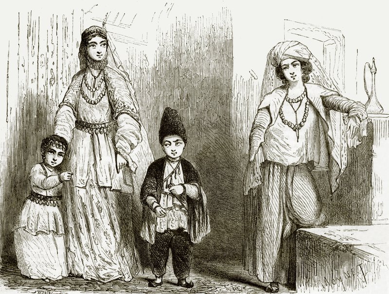 Costumes of Baku by English School