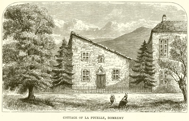 Cottage of La Pucelle, Domremy by English School