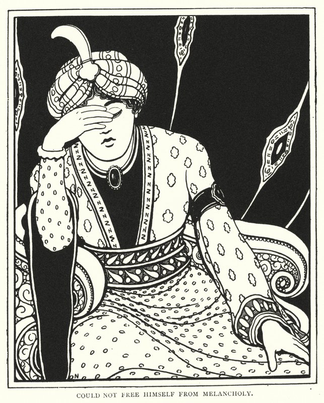 Could not free himself from melancholy by English School