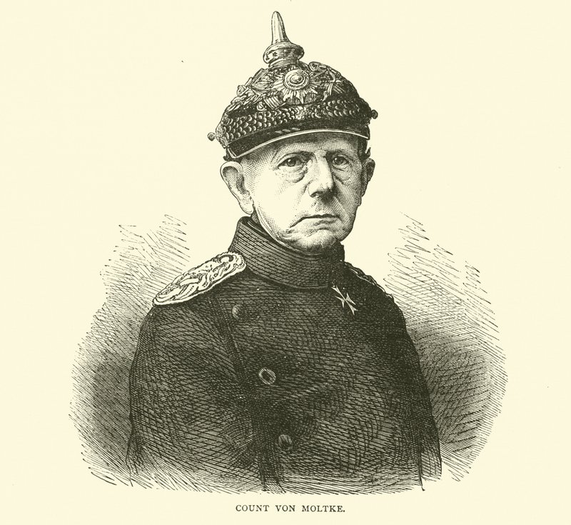 Count Von Moltke, July 1870 by English School
