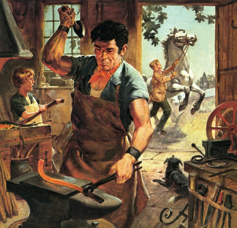 Country Craftsmen by English School