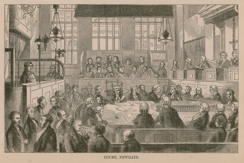 Court, Newgate by English School