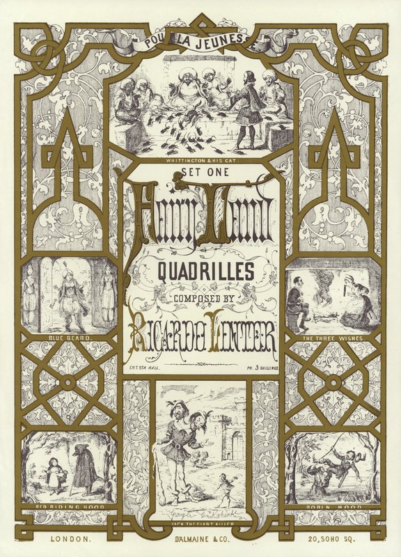 Cover Image of Set One of Fairy Land Quadrilles Composed by Ricardo Lenter by English School