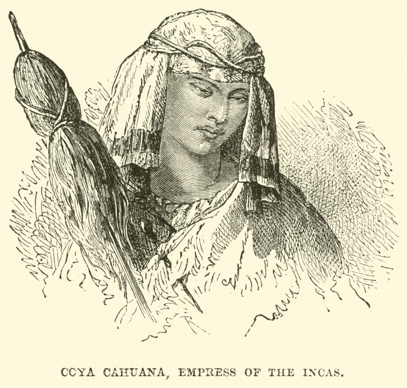 Coya Cahuana, Empress of the Incas by English School