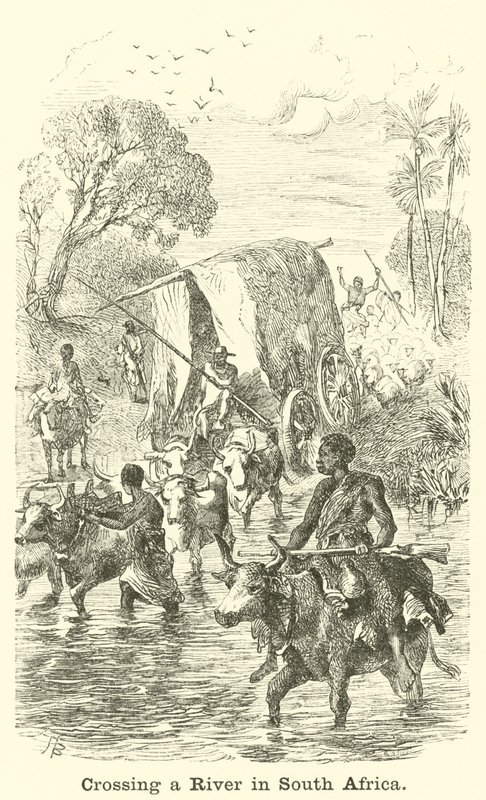 Crossing a River in South Africa by English School