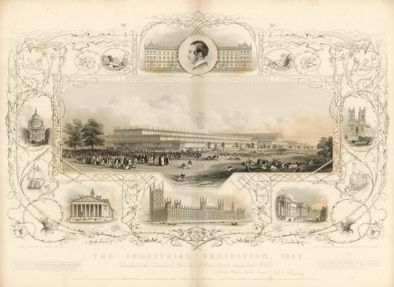 Crystal Palace; the Great Exhibition of 1851 by English School