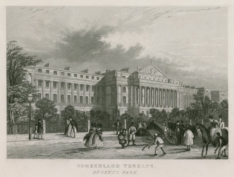 Cumberland Terrace, Regents Park, London by English School