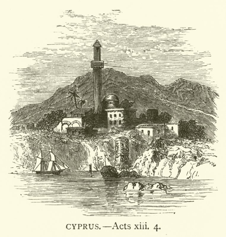 Cyprus, Acts, xiii, 4 by English School