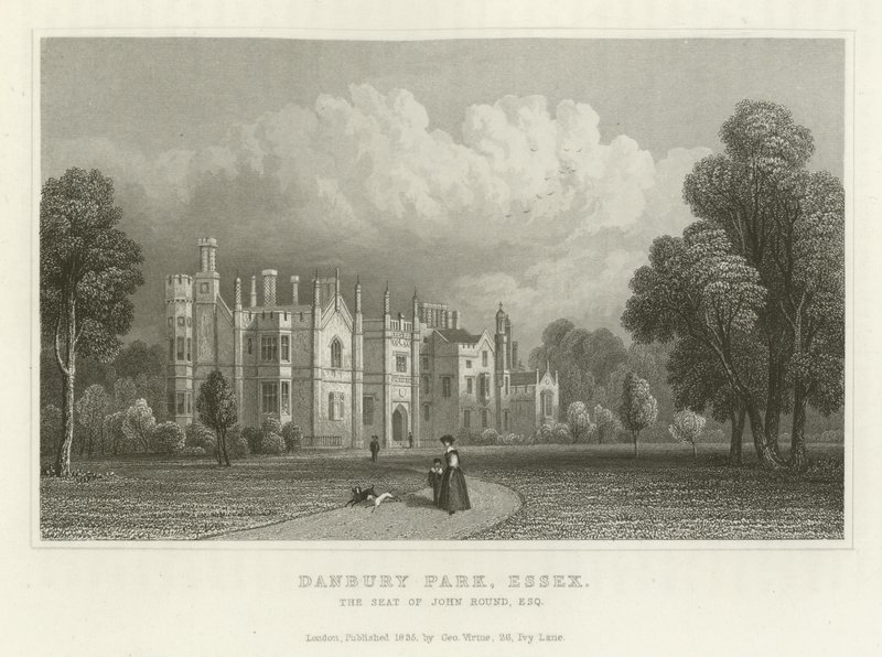 Danbury Park, Essex, the Seat of John Round, Esquire by English School