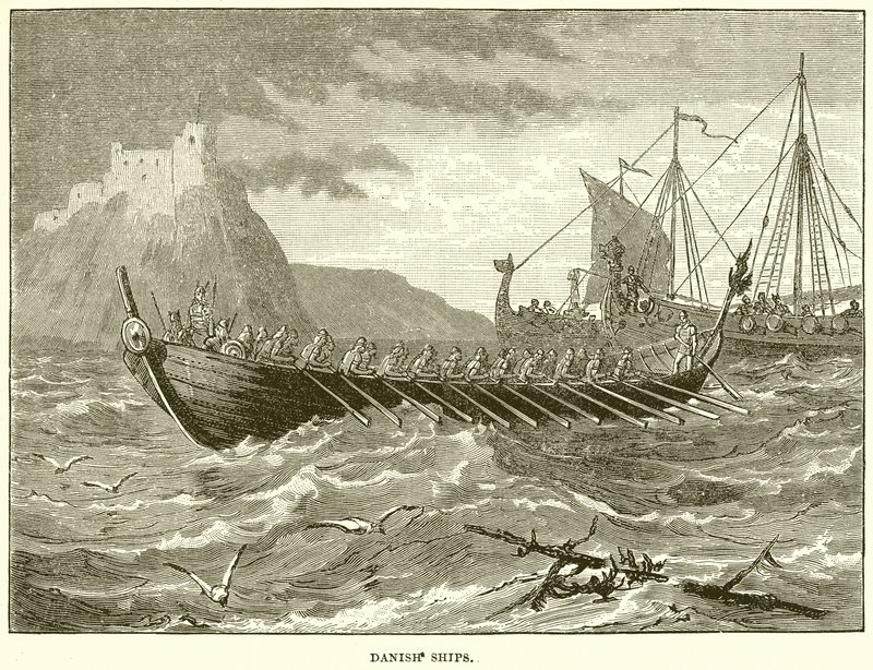 Danish Ships by English School