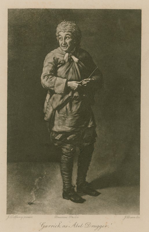 David Garrick as Abel Drugger by English School