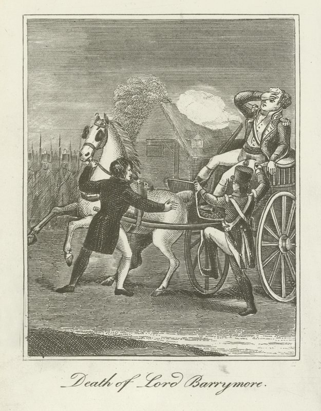 Death of Lord Barrymore by English School