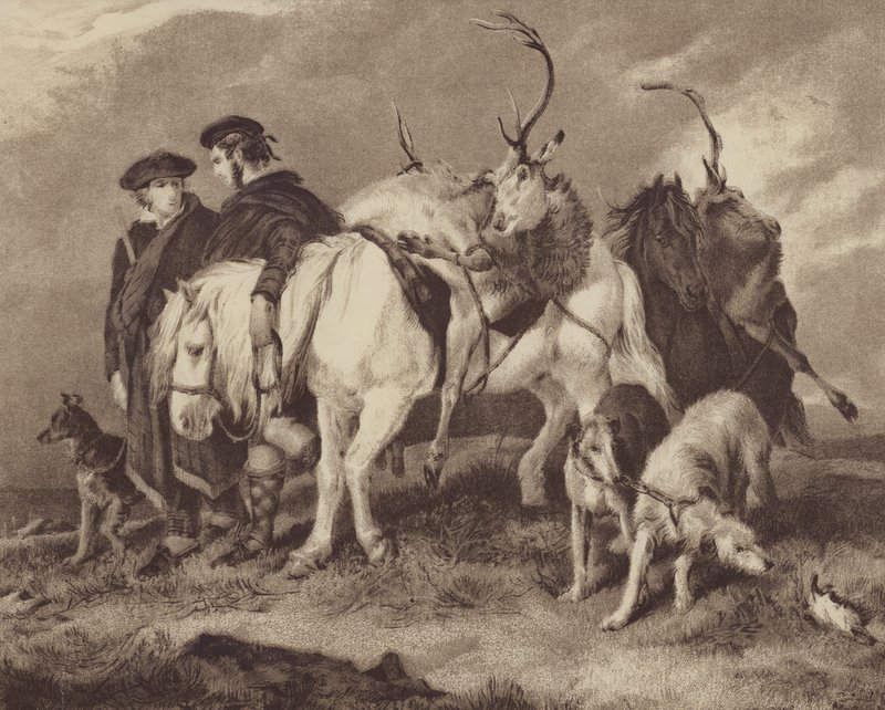 Deer hunting by English School
