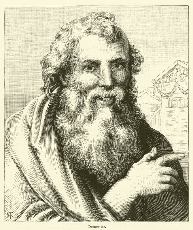 Democritus by English School