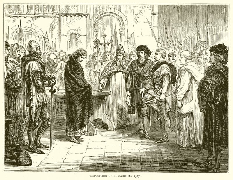 Deposition of Edward II, 1327 by English School