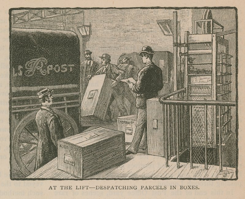 Despatching Parcels in Boxes by English School