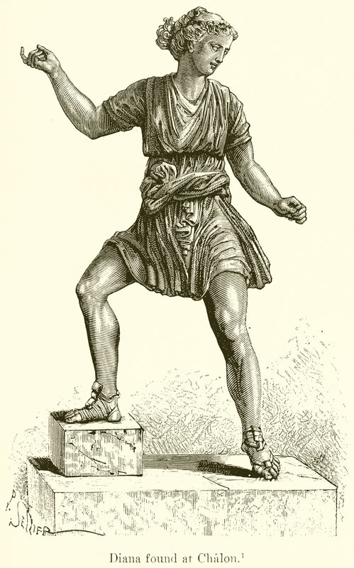 Diana found at Chalon by English School