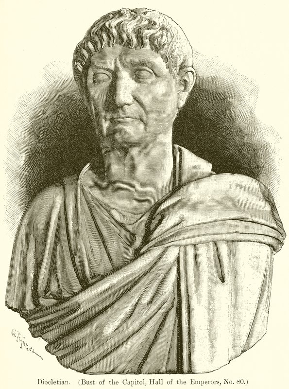 Diocletian (Bust of the Capitol, Hall of the Emperors, No. 80) by English School