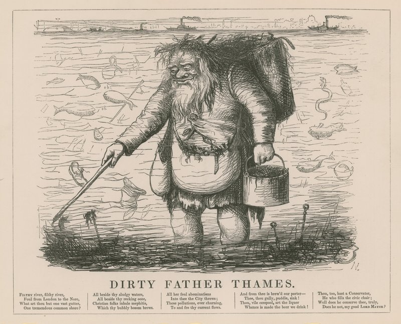 Dirty Father Thames by English School
