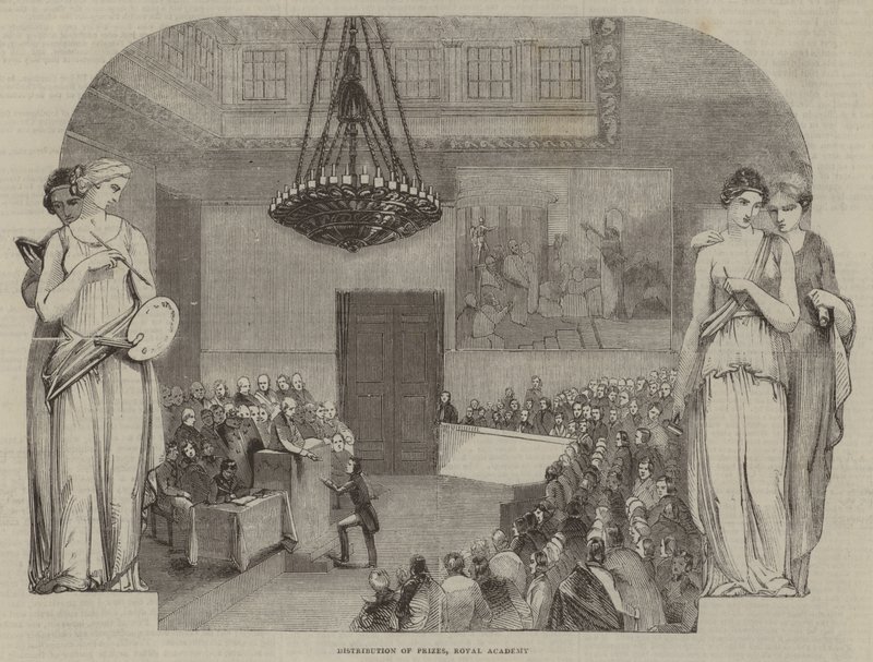 Distribution of Prizes, Royal Academy by English School