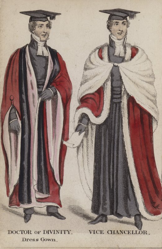 Doctor of Divinity, Dress Gown, Vice Chancellor by English School