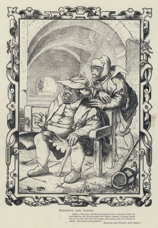 Dogberry and Verges, Much Ado about Nothing, Act iv, Scene 7 by English School