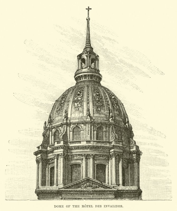 Dome of the Hotel des Invalides by English School
