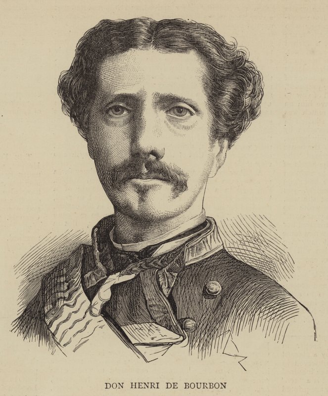 Don Henri de Bourbon by English School