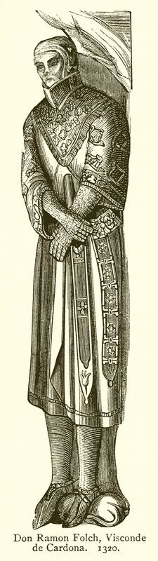 Don Ramon Folch, Viscount of Cardona. 1320 by English School