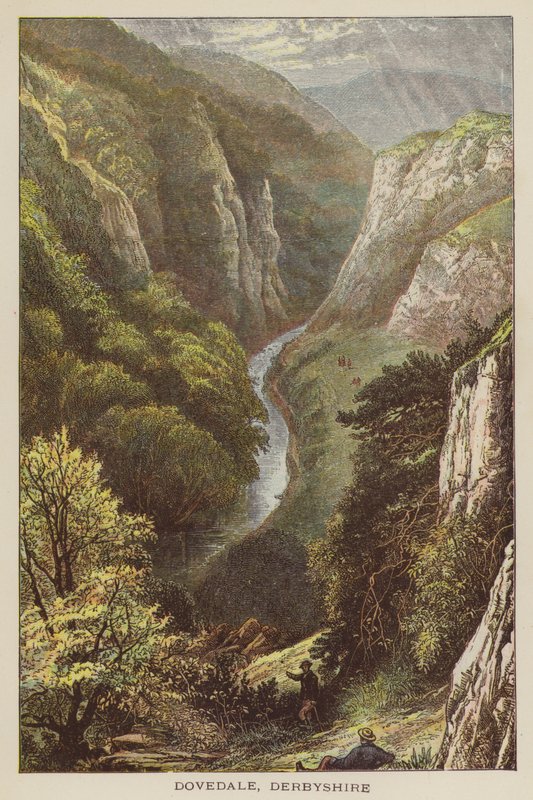 Dovedale, Derbyshire by English School
