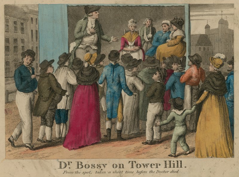 Dr Bossy on Tower Hill, London by English School