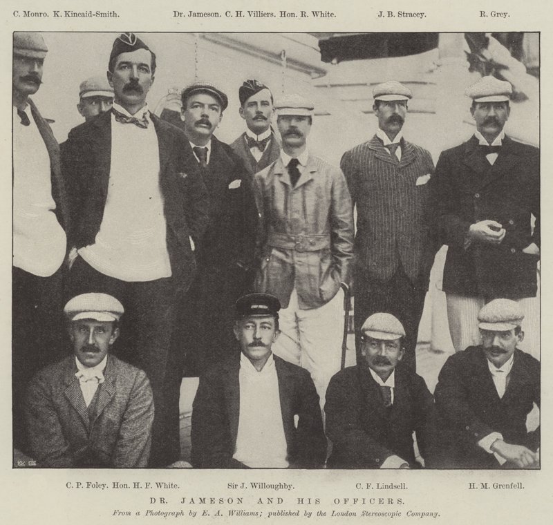 Dr Jameson and His Officers by English School